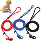 Koera jalutusrihm P-nöör lemmikloomade jalutusrihm P-ketiga Vastupidav nailonist libisemisnöör Väike, keskmine lemmiklooma kutsikatarvikud Reguleeritav koera rihm kaelarihm