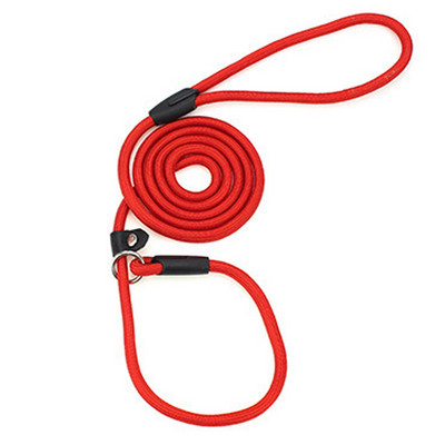 Koera jalutusrihm P-nöör lemmikloomade jalutusrihm P-ketiga Vastupidav nailonist libisemisnöör Väike, keskmine lemmiklooma kutsikatarvikud Reguleeritav koera rihm kaelarihm