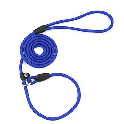 Koera jalutusrihm P-nöör lemmikloomade jalutusrihm P-ketiga Vastupidav nailonist libisemisnöör Väike, keskmine lemmiklooma kutsikatarvikud Reguleeritav koera rihm kaelarihm