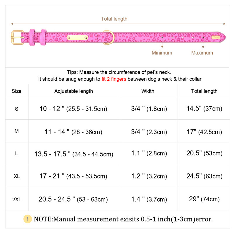 Guler personalizat pentru câini din piele moale Guler personalizat pentru cățeluș Guler pentru pitbull imprimat Produse pentru animale de companie pentru câini mic, mediu, mare