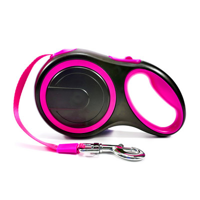 Lesă lungă pentru animale de companie pentru câini mari Lesă pentru câini de talie mare, automată, retractabilă, durabilă, din nailon, extensibilă, pentru cățeluș mic, frânghie de tracțiune, centură de plumb