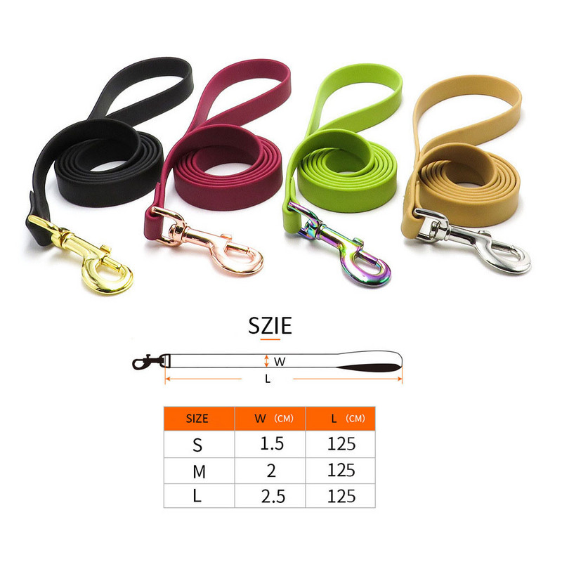 Pehme PVC koerarihm Koerte jalutusrihm väikestele ja keskmistele suurtele koertele veekindel, vastupidav hammustusvastane kulumiskindel ja määrdumisvastane