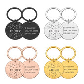 Kohandatud kaotsiminekuvastased koera ID sildid Nimi Aadress Tel Koera kaelarihma nimesilt koerale kassi tarvikud jõulud ошейник для собак