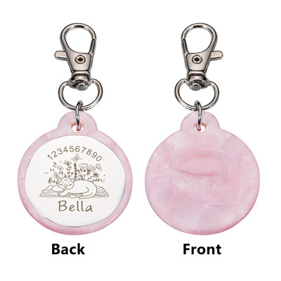 Personalizirane mačke Psi ID oznake Cvijet prilagođen za male i velike kućne ljubimce Ogrlice Dodaci Privjesak Ogrlica Lanac Ugraviran šarm