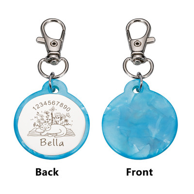 Personalizirane mačke Psi ID oznake Cvijet prilagođen za male i velike kućne ljubimce Ogrlice Dodaci Privjesak Ogrlica Lanac Ugraviran šarm