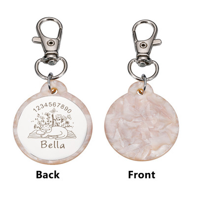 Personalizirane mačke Psi ID oznake Cvijet prilagođen za male i velike kućne ljubimce Ogrlice Dodaci Privjesak Ogrlica Lanac Ugraviran šarm