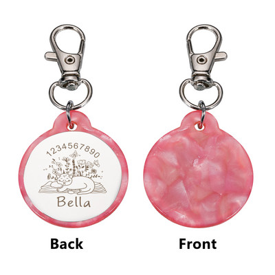 Personalizirane mačke Psi ID oznake Cvijet prilagođen za male i velike kućne ljubimce Ogrlice Dodaci Privjesak Ogrlica Lanac Ugraviran šarm