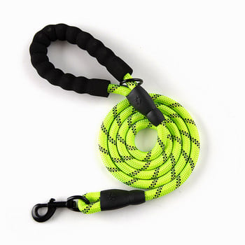 Миеща се найлонова кръгла въже за обучение на каишка за кучета, дълъг повод, каишка за домашни любимци, подходяща за обучение на открито