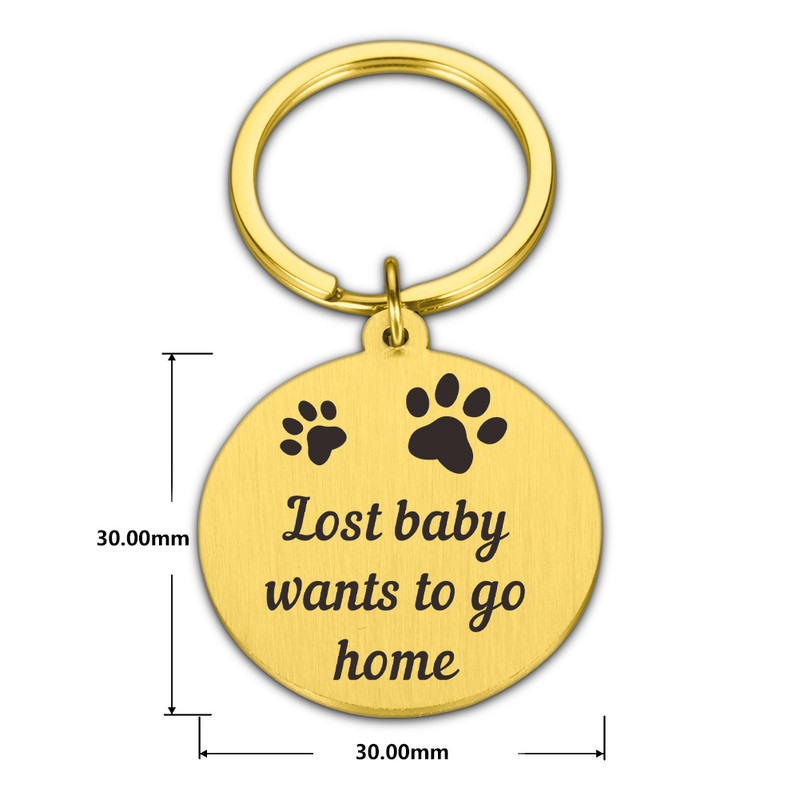 Personalizēta suņu šķīvju kaklarota Pielāgota adrese kaķim, suņa medaļai gravēšana medaljona mājdzīvnieka identifikācijas birka Palīdzība mājdzīvniekiem doties mājās Aksesuāri