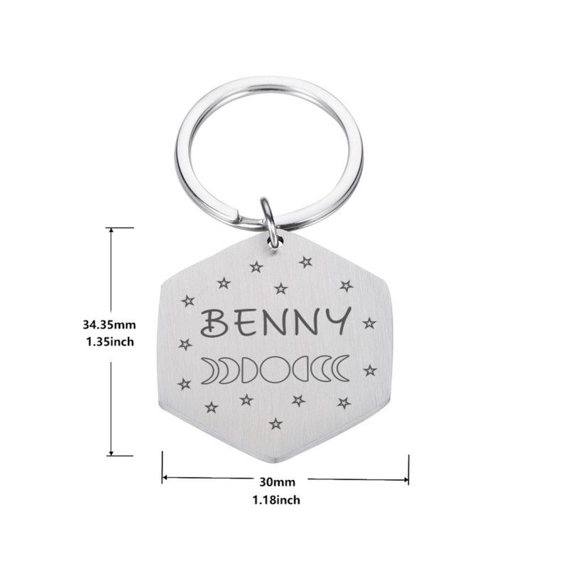 Etichetă personalizabilă pentru câine ID animal de companie Cadou de Crăciun Proprietari de cățeluși Accesorii personalizate pentru zgarda de câine DIY Informații arbitrare gravate