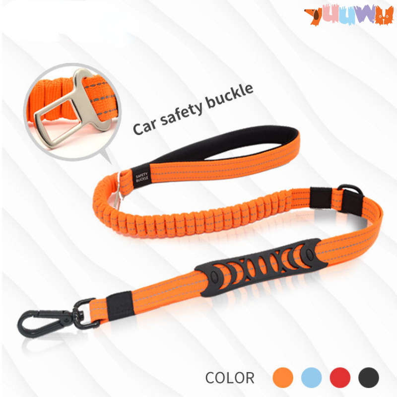 Ζώνη ασφαλείας αυτοκινήτου για σκύλους αυτοκινήτου για λουρί κατοικίδιων ζώων Ανακλαστικό ανακλαστικό λουρί Σκύλος Ζώνη σκύλου Είδη κατοικίδιων ζώων Leas Αξεσουάρ για σκύλους για κατοικίδια