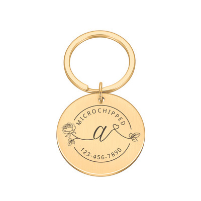 Isikupärastatud graveerimine Lemmikkass Koerte Initsiaalid Nimesildid Kassipoeg Kutsikas Kadumisevastane roostevabast terasest kaelarihmade Silt koertele Kasside nimesilt