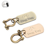 vintage Isikupärastatud koera ID silt Graveeritud lemmikloomade koera sildid Kaelarihma tarvikud Kohandatud kutsika kassi nimesildid koertele kaelakeed ripatsid