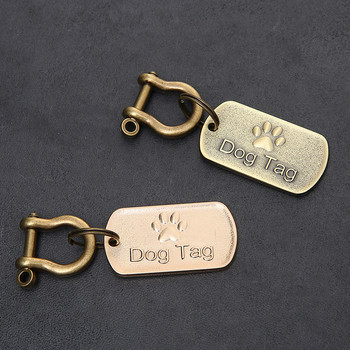 vintage Personalized Dog ID Tag Χαραγμένες ετικέτες Pet Dog Collar Accessories Προσαρμοσμένες ετικέτες ονόματος κουταβιού γάτας για σκύλους Κολιέ Μενταγιόν