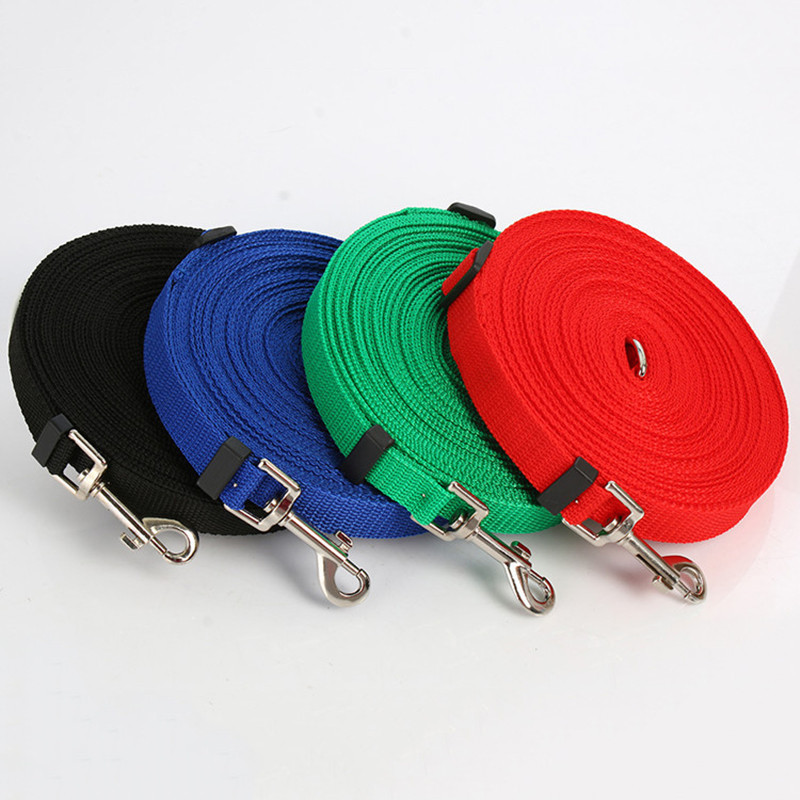 Novi najlonski povodci za dresuru pasa Oprema za kućne ljubimce Hodanje Jogging Podesiva ogrlica Vodeći konop za pse Mačke Ljubimci rastezljivo vučno uže