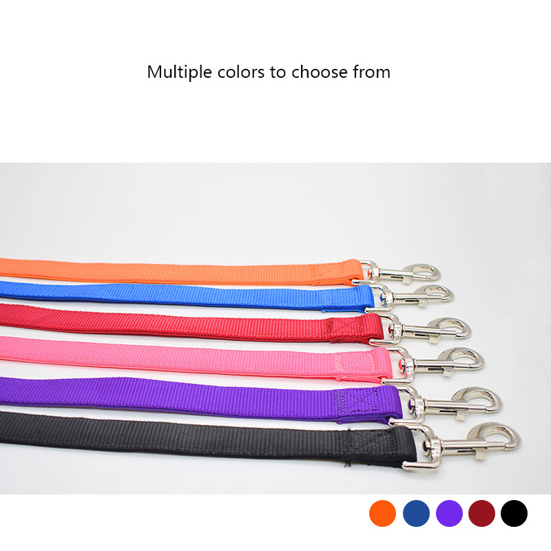 Lesă pentru câini din nailon, 120 cm țesătură pentru scufundări Lesă pentru plimbare pentru câini de companie, mâner confortabil, pentru câini mari, mijlocii și mici Accesorii pentru animale de companie