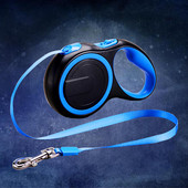 3M nailonist automaatne sissetõmmatav vastupidav koerarihm, pikk, tugev pikendatav kõndimisnöörid keskmistele suurtele koertele Lemmikloomatarbed