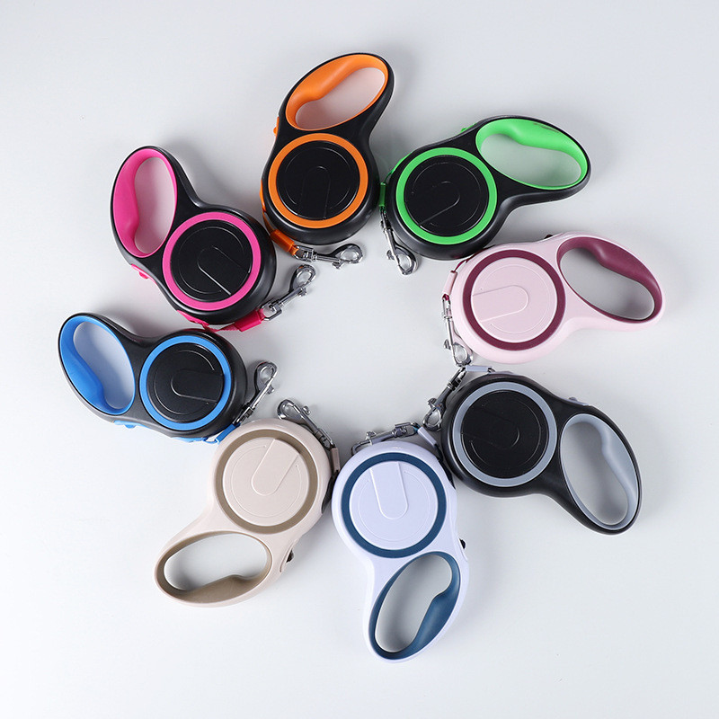 3M nailonist automaatne sissetõmmatav vastupidav koerarihm, pikk, tugev pikendatav kõndimisnöörid keskmistele suurtele koertele Lemmikloomatarbed