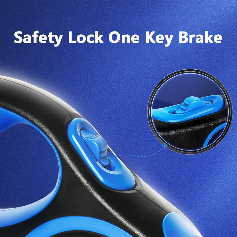 3M nailonist automaatne sissetõmmatav vastupidav koerarihm, pikk, tugev pikendatav kõndimisnöörid keskmistele suurtele koertele Lemmikloomatarbed