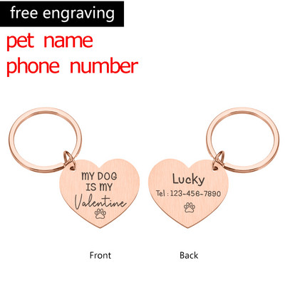 Etichetă de identificare anti-pierdere Gulerele pentru câini Numele telefonului gravat Cățeluș Personalizat Medalie de os Pandantiv Produs personalizat Accesorii pentru zgarda pentru câini
