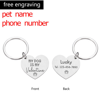 Etichetă de identificare anti-pierdere Gulerele pentru câini Numele telefonului gravat Cățeluș Personalizat Medalie de os Pandantiv Produs personalizat Accesorii pentru zgarda pentru câini