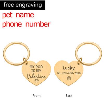 Etichetă de identificare anti-pierdere Gulerele pentru câini Numele telefonului gravat Cățeluș Personalizat Medalie de os Pandantiv Produs personalizat Accesorii pentru zgarda pentru câini