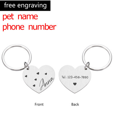 Etichetă de identificare anti-pierdere Gulerele pentru câini Numele telefonului gravat Cățeluș Personalizat Medalie de os Pandantiv Produs personalizat Accesorii pentru zgarda pentru câini