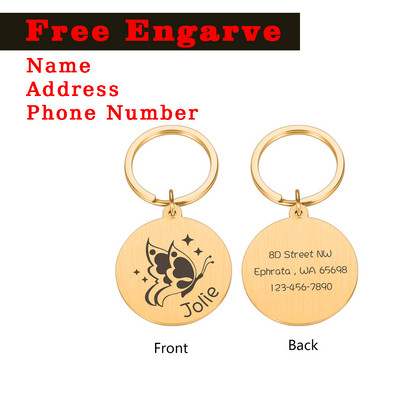 Accesorii pentru câini Etichete personalizate de identificare pentru câini Guler personalizat pentru câine pentru pisică Perro Anti-Lost Collier Chien ошейник для кошек