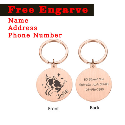 Accesorii pentru câini Etichete personalizate de identificare pentru câini Guler personalizat pentru câine pentru pisică Perro Anti-Lost Collier Chien ошейник для кошек