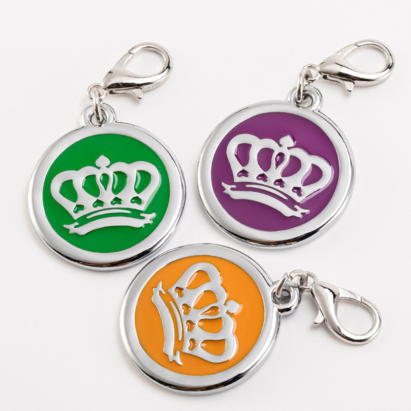 Armas kroonkoera bränd Laserkirjad Lemmiklooma ID-kaart Isikupärastatud võtmehoidja Lemmikloomakoeratarbed Kaelakee Kassisild Koeratarvikud