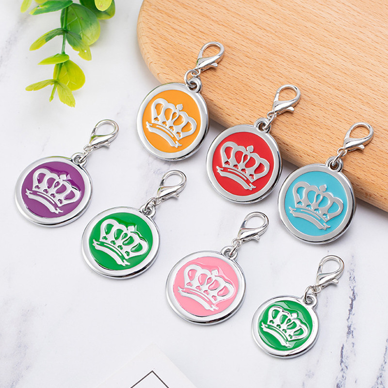 Armas kroonkoera bränd Laserkirjad Lemmiklooma ID-kaart Isikupärastatud võtmehoidja Lemmikloomakoeratarbed Kaelakee Kassisild Koeratarvikud