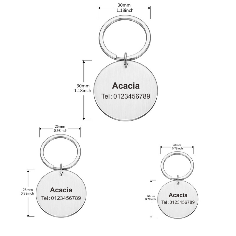 Etichetă de identificare pentru câine anti-pierdută Gulerul de câine nu îmi poate ține Licker ID-ul animalului de companie Nume Adresă Telefon Etichetă personalizată pentru pisică Etichetă de guler de câine