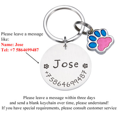 STVK Pet Id Tag Αξεσουάρ σκυλιών Προσαρμοσμένες ετικέτες Μπρελόκ από ανοξείδωτο ατσάλι Προϊόντα για κατοικίδια για γάτες Προμήθειες για σκύλους Περιλαίμια σκύλων