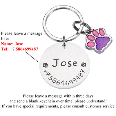 STVK Pet Id Tag Αξεσουάρ σκυλιών Προσαρμοσμένες ετικέτες Μπρελόκ από ανοξείδωτο ατσάλι Προϊόντα για κατοικίδια για γάτες Προμήθειες για σκύλους Περιλαίμια σκύλων