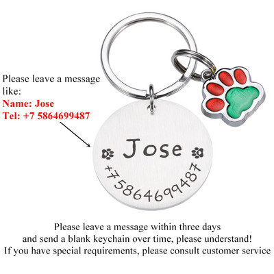 STVK Pet Id Tag Αξεσουάρ σκυλιών Προσαρμοσμένες ετικέτες Μπρελόκ από ανοξείδωτο ατσάλι Προϊόντα για κατοικίδια για γάτες Προμήθειες για σκύλους Περιλαίμια σκύλων