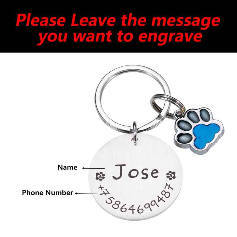 STVK Pet Id Tag Αξεσουάρ σκυλιών Προσαρμοσμένες ετικέτες Μπρελόκ από ανοξείδωτο ατσάλι Προϊόντα για κατοικίδια για γάτες Προμήθειες για σκύλους Περιλαίμια σκύλων
