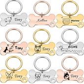 Δωρεάν προσαρμοσμένη εξατομικευμένη ετικέτα ταυτότητας κατοικίδιων Χαραγμένο όνομα ταυτότητας κατοικίδιου για κολάρο για κουτάβι σκύλου Ετικέτα κατοικίδιων ζώων Πινακίδα αναγνώρισης χαμένου γαλλικού μπουλντόγκ