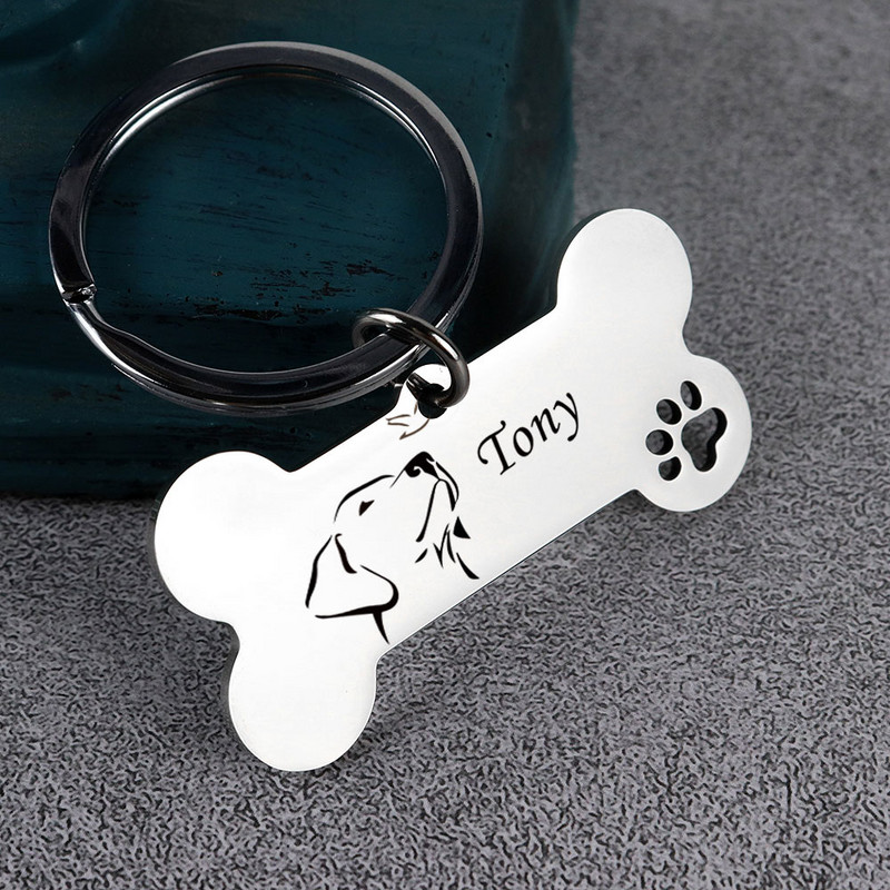 Δωρεάν προσαρμοσμένη εξατομικευμένη ετικέτα ταυτότητας κατοικίδιων Χαραγμένο όνομα ταυτότητας κατοικίδιου για κολάρο για κουτάβι σκύλου Ετικέτα κατοικίδιων ζώων Πινακίδα αναγνώρισης χαμένου γαλλικού μπουλντόγκ