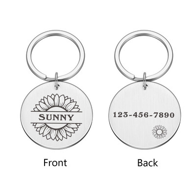 Colier personalizabil pentru pisici Etichete de identificare Lanț Câini Accesorii pentru animale de companie Adresă cu gravură Număr Număr Plăcuță cu numele câinelui de companie Dropshipping