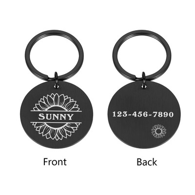 Colier personalizabil pentru pisici Etichete de identificare Lanț Câini Accesorii pentru animale de companie Adresă cu gravură Număr Număr Plăcuță cu numele câinelui de companie Dropshipping