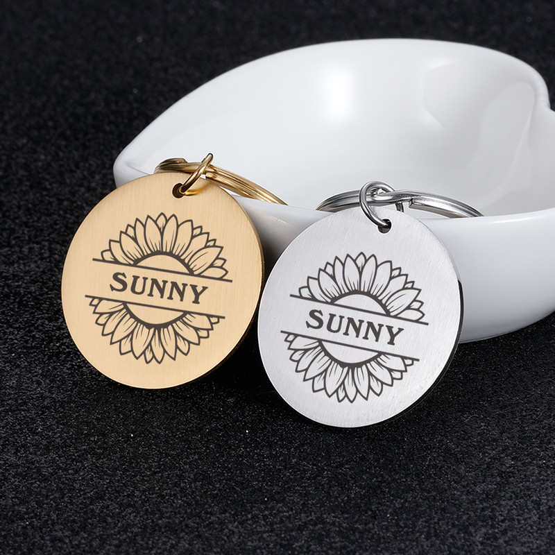 Colier personalizabil pentru pisici Etichete de identificare Lanț Câini Accesorii pentru animale de companie Adresă cu gravură Număr Număr Plăcuță cu numele câinelui de companie Dropshipping