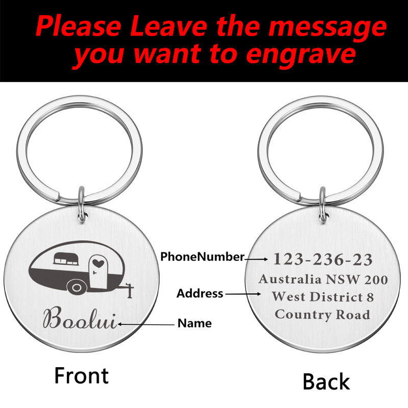 Etichete de identificare personalizate pentru câini Etichetă metalică gravată pentru câini de talie mică Guler cu nume pentru pisici Cățeluș Accesorii pentru animale de companie Etichete cu nume personalizate