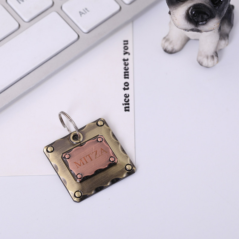 Kohandatud lemmikloomade koera ID silt Isikupärastatud pronksivaba graveering number Nimi Kassimärk Kaelarihm nimesilt Kadumisevastased ripatsid Aksessuaarid