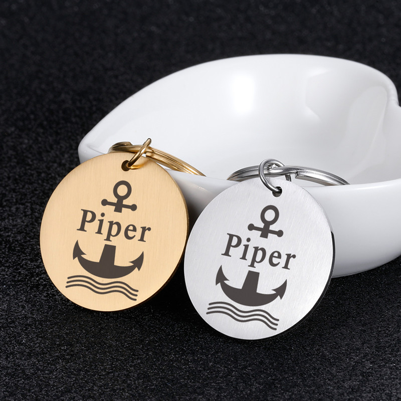 Etichete de identificare pentru guler pentru câini gravate cu numărul numelui Plăcuță personalizată pentru câine de companie Etichetă de adresă pentru ham pentru pisici Animale de companie Câini Accesorii pentru pisici