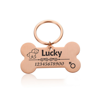 Ετικέτες ονομάτων κατά της απώλειας για Προσαρμοσμένη ετικέτα ταυτότητας για κολάρο σκύλου με δωρεάν χάραξη Αριθμός ονόματος εξατομικευμένα αξεσουάρ για κολάρο γατών για κατοικίδια