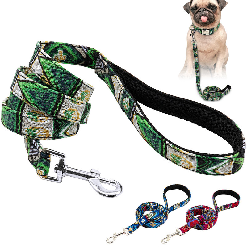 Λουρί 5 ποδιών για σκύλους Nylon Pet Dog Leash Leads Rope for Small Medium Large dogs Walking Running French Bullodg Pet Products