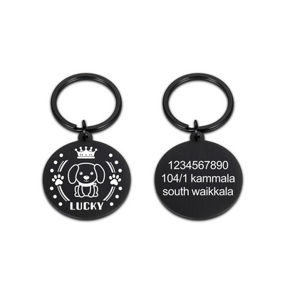 Isikupärastatud aadressi Koera rinnamärgised Kohandatud koera kaelarihm kassipoeg kassi kaelakee ID silt Lemmikloomakoerte keti medal graveeritud nimega