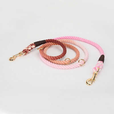 Lesă colorată pentru câini pentru câini mici, mijlocii mari, pitbull, buldog, pugs, beagle, în aer liber, zgarde de frânghie pentru plimbare, provizii tampon