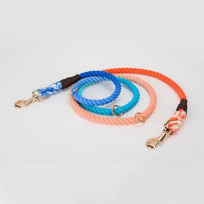 Lesă colorată pentru câini pentru câini mici, mijlocii mari, pitbull, buldog, pugs, beagle, în aer liber, zgarde de frânghie pentru plimbare, provizii tampon