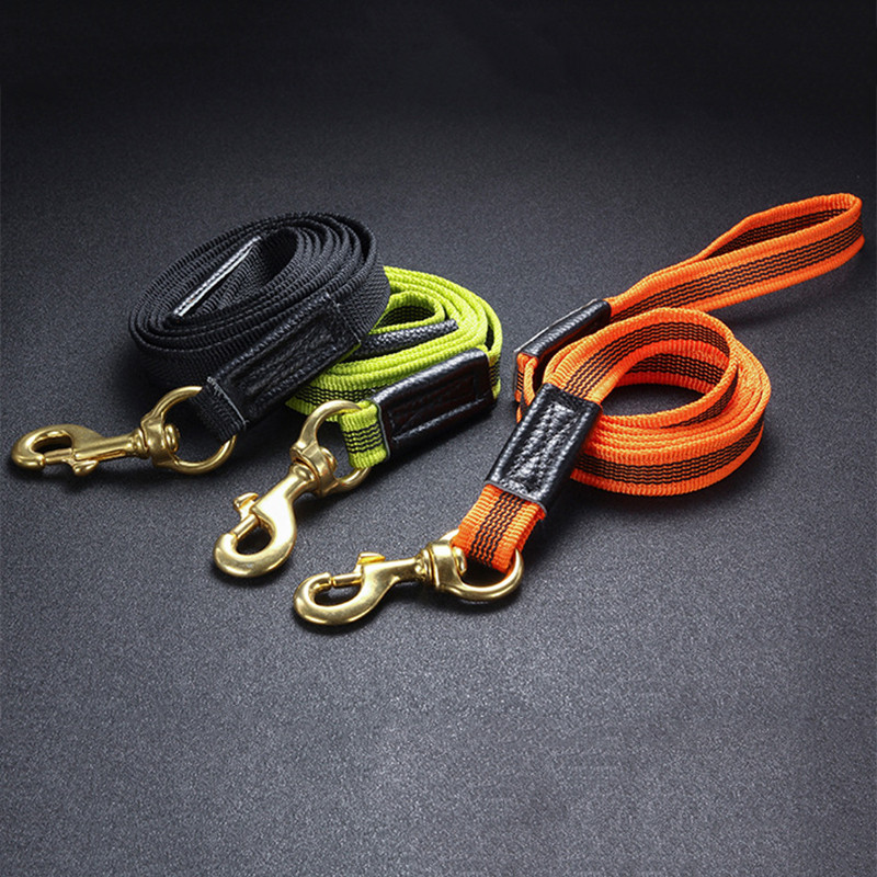 Lesă pentru câini Lease pentru animale de companie, cauciuc anti-alunecare, nailon, dresaj, frânghie de mers 2m 3m, lesă pentru câini de lucru, pentru câini mici, mijlocii mari, mâner moale